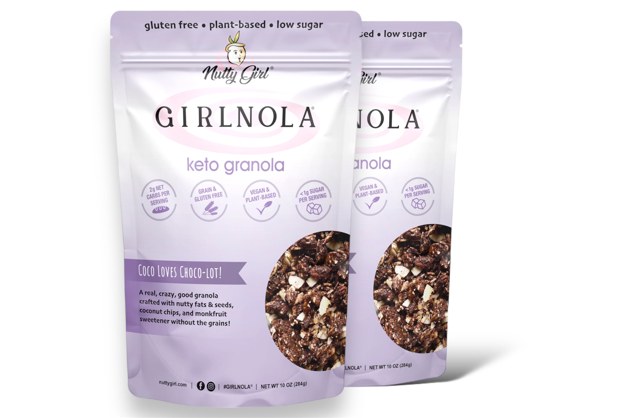 Girlnola® Keto-10oz Pouch | Low Carb Low Sugar Granola