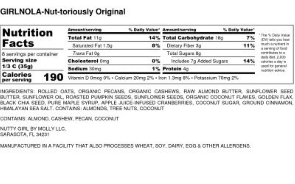 Girlnola Original & Girlnola Keto 5lbs Bulk | Gluten Free, Plant-based Granola