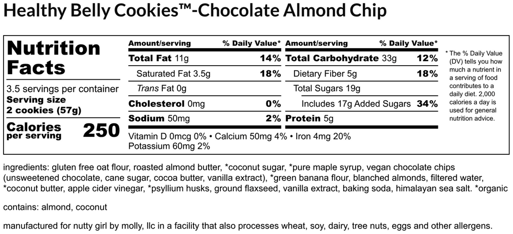 Healthy Belly Cookies™️Prebiotic Cookies Good for Gut Health! | Soft Oatmeal Cookies