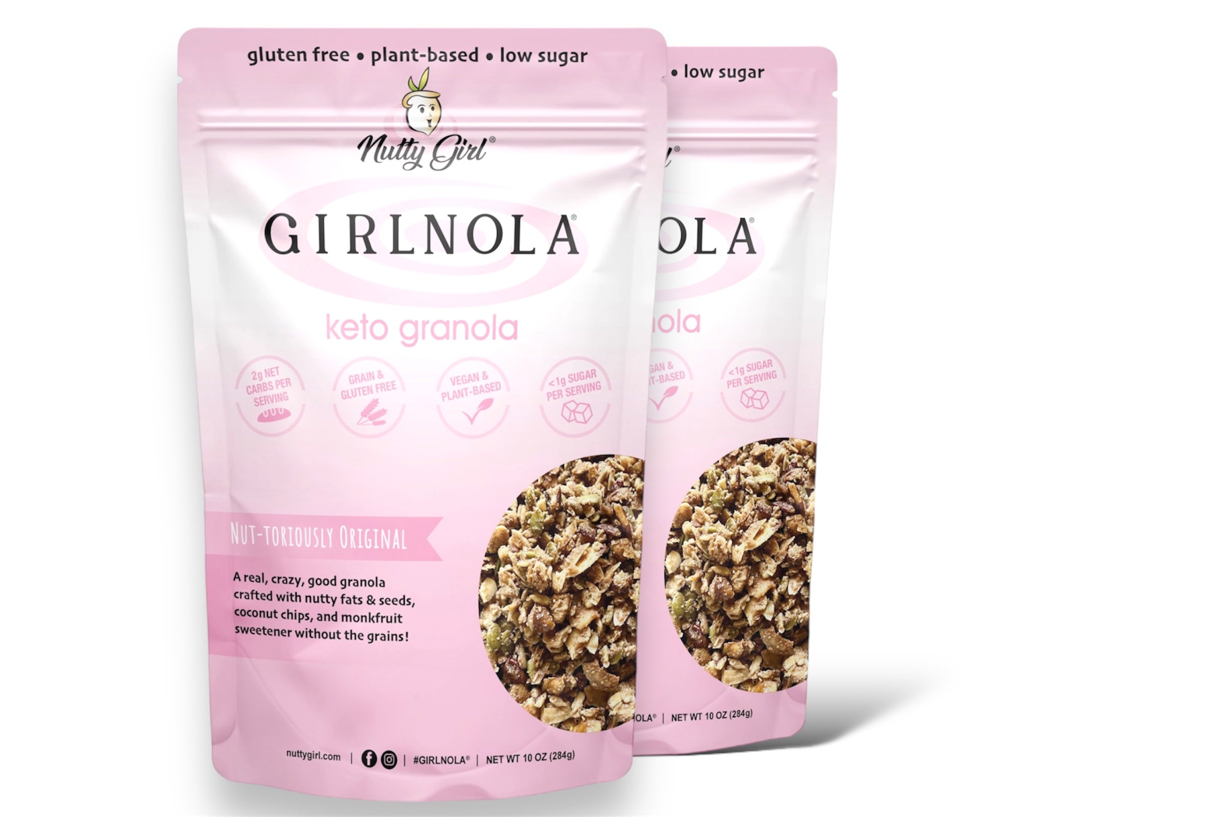 Girlnola® Keto-10oz Pouch | Low Carb Low Sugar Granola