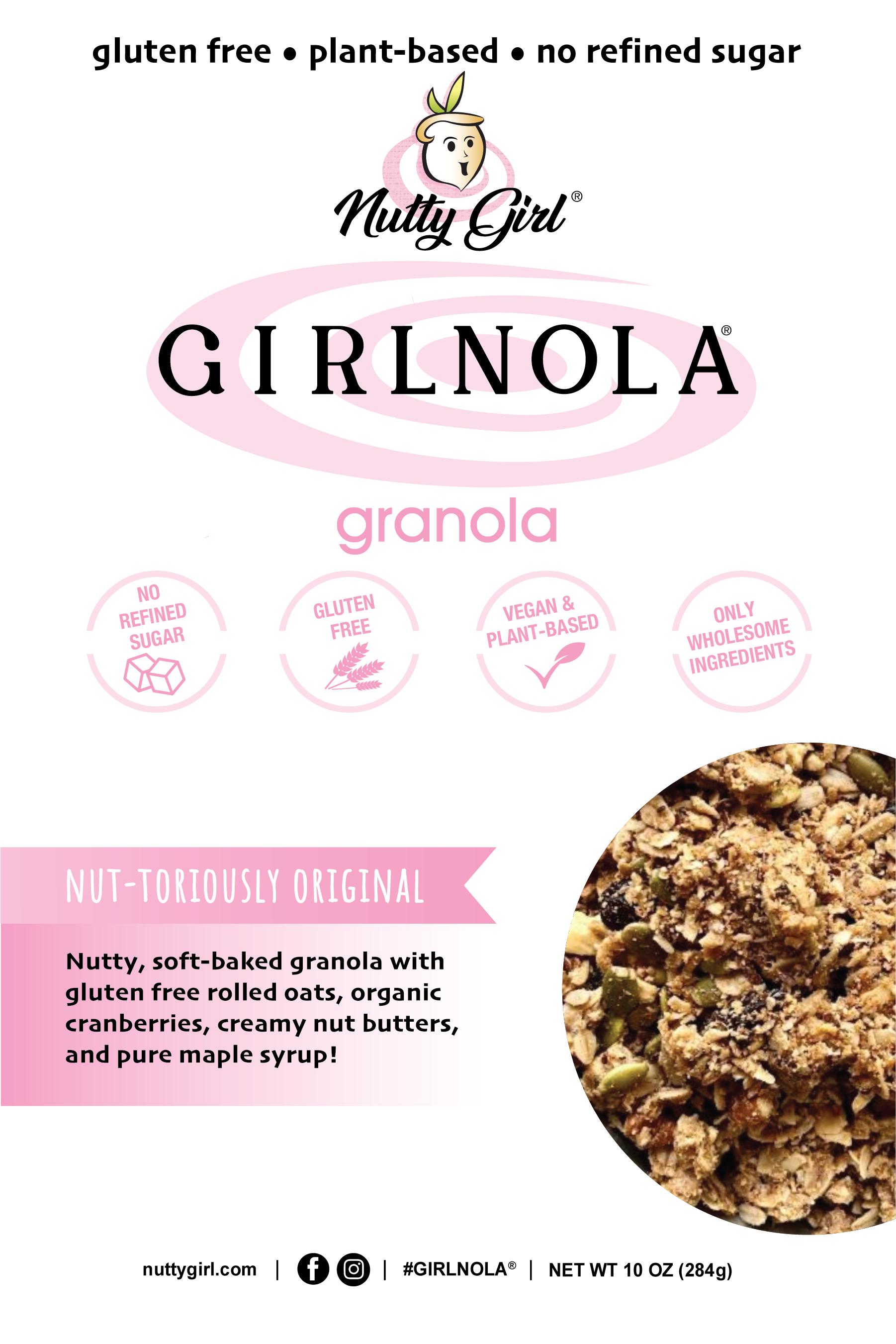 Girlnola Original & Girlnola Keto 5lbs Bulk | Gluten Free, Plant-based Granola