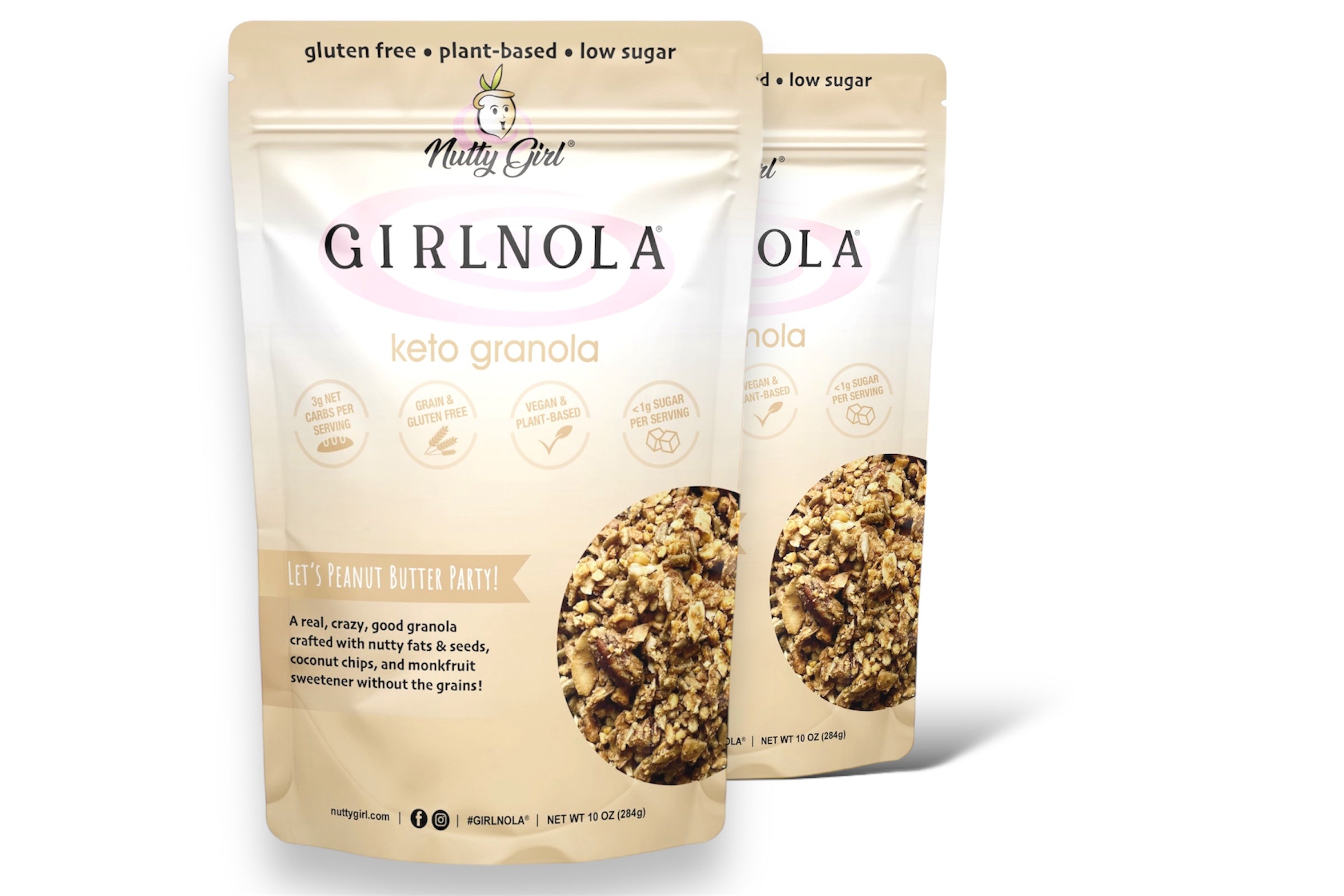 Girlnola® Keto-10oz Pouch | Low Carb Low Sugar Granola