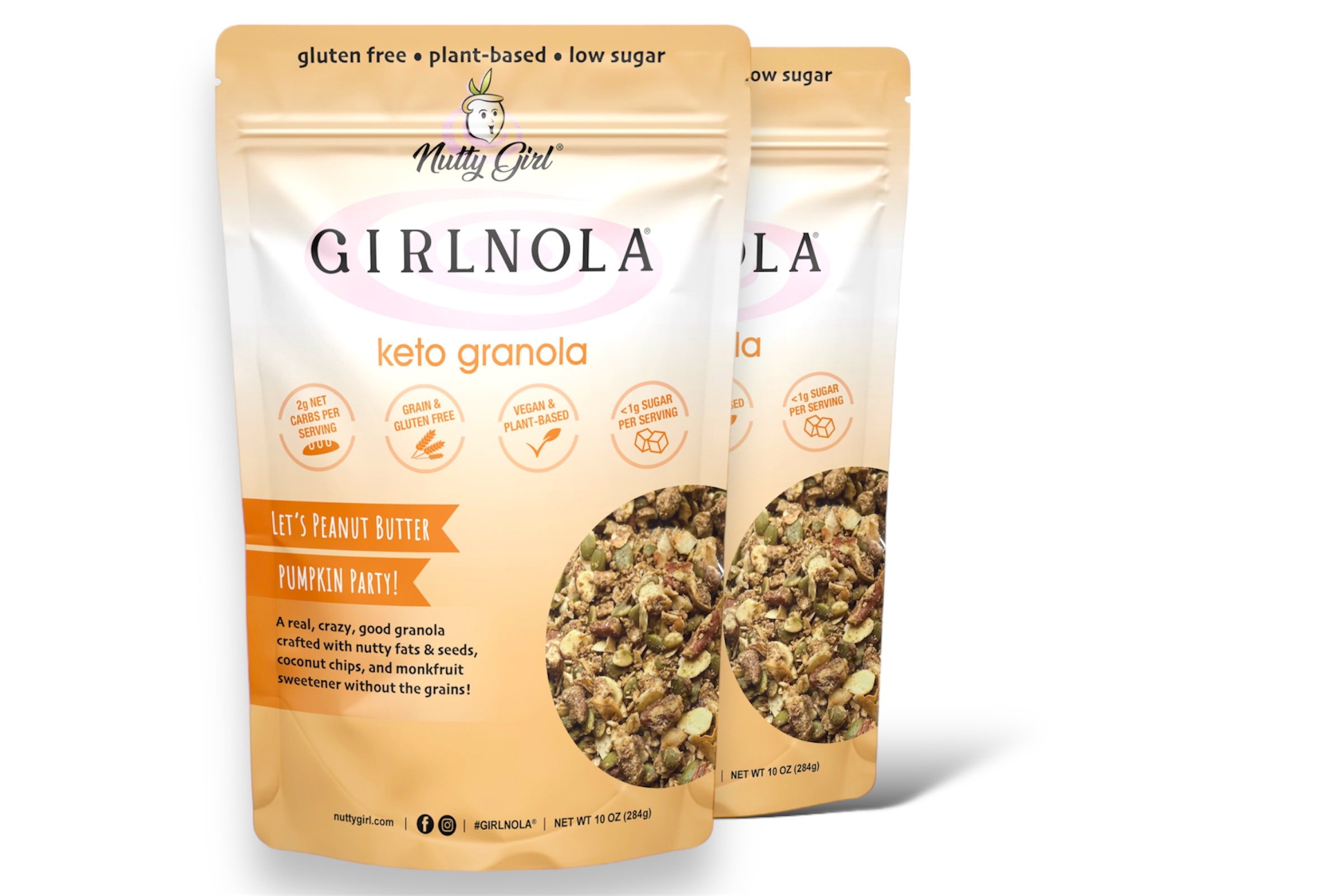 Girlnola® Keto-10oz Pouch | Low Carb Low Sugar Granola