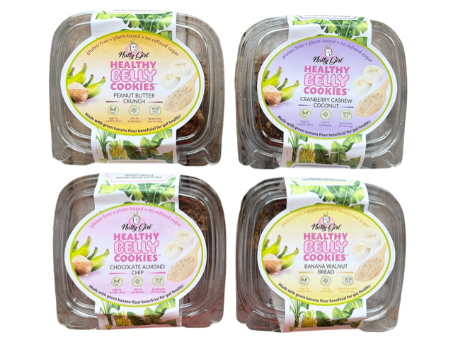Healthy Belly Cookies™️Prebiotic Cookies Good for Gut Health! | Variety 4-Pack